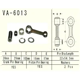 vesrah-korbowod-yamaha-yz125-97-00