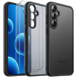 etui-do-samsung-a36-5g-matowe-wzmacniane-czarne-zestaw-2x-szklo