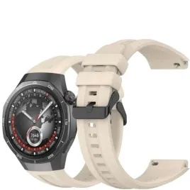 silikonowy-pasek-do-zegarka-huawei-watch-gt5-pro-46mm-22mm-bezowy