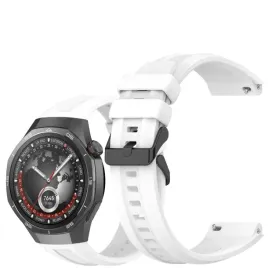 silikonowy-pasek-do-zegarka-huawei-watch-gt5-pro-46mm-22mm-bialy