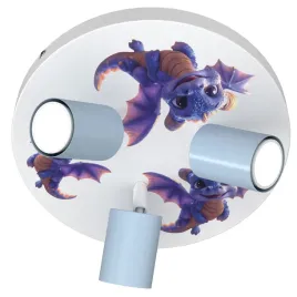 lampa-sufitowa-dziececa-z-nadrukiem-lumidreams-dragon-niebieska-3xgu10