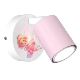 lampa-scienna-kinkiet-dziececa-z-nadrukiem-lumidreams-wrozka-rozowa-1xgu10