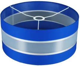 abazur-walec-lux-niebieski-szeroki-40cm-wysoki-20cm