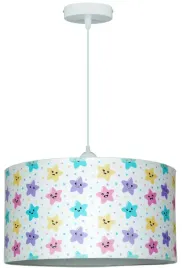 lampa-wiszaca-dziececa-z-nadrukiem-gwiazdki