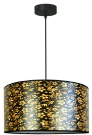 lampa-wiszaca-z-nadrukiem-zlote-kwiaty