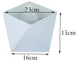 abazur-3d-diament-jasno-szary