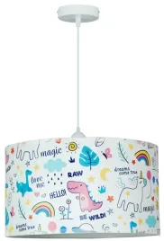 lampa-wiszaca-dziececa-z-nadrukiem-dino