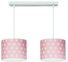 lampa-wiszaca-dziececa-gwiazdki-rozowa