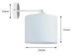 lampa-scienna-kinkiet-classic-biala
