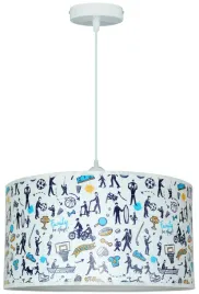 lampa-wiszaca-dziececa-z-nadrukiem-sport