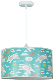 lampa-wiszaca-dziececa-z-nadrukiem-niebieskie-koty