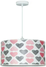 lampa-wiszaca-dziececa-z-nadrukiem-serca-2