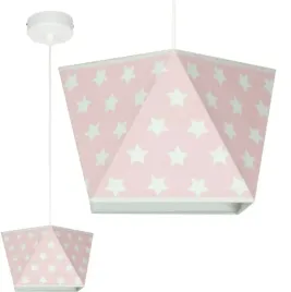 modna-lampa-dla-dzieci-nowoczesny-abazur-rozowy-w-biale-gwiazdki-3d-diament