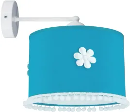 lampa-scienna-kinkiet-dziecinna-papony-turkusowa