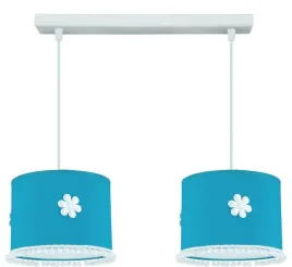 lampa-wiszaca-dziecinna-papony-turkusowa