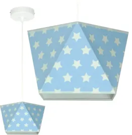 modna-lampa-dla-dzieci-nowoczesny-abazur-diament-w-biale-gwiazdki-3d-nowosc
