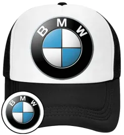 czapka-z-daszkiem-bmw-czarna-z-nadrukiem-siatka-bejsbolowka