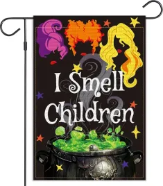 halloweenowa-flaga-ogrodowa-hocus-pocus-i-smell-children-32x45cm