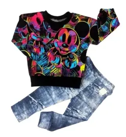 dres-kolorowa-myszka-z-jeans-rozmiar-164