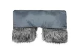 mufka-z-lisem-graphite-stan-nowy
