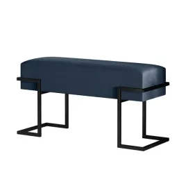 lawka-cely-80-tapicerowana-granatowa-tkanina-velvet-czarny-stelaz