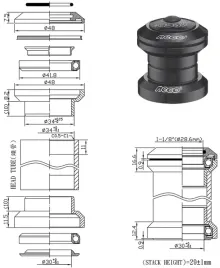 stery-ahead-1-1-8-34x30-alu-neco-h773-bk