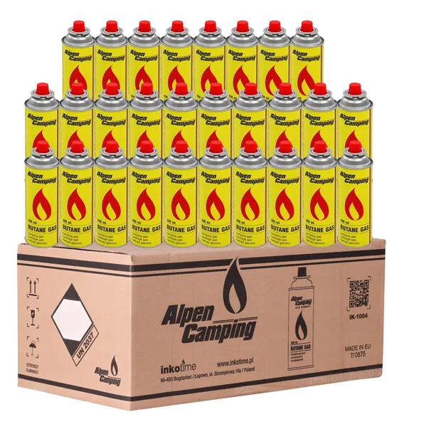 GAZ kartusz Alpen Camping x28 Kartusze gazowe do KUCHENKI PALNIKA