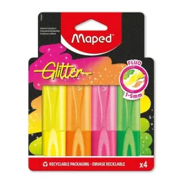 zakreslacz-glitter-fluo-brokatowy-4-kolory-maped