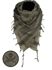 mil-tec-chusta-bandana-shemagh-skull-oliwkowo-czarna