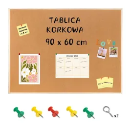 tablica-korkowa-90x60-cm-mala-na-sciane-biurko-dla-dzieci-pinezki-haczyki