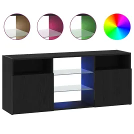 szafka-pod-tv-z-oswietleniem-led-czarny-dab-120x30x50-cm