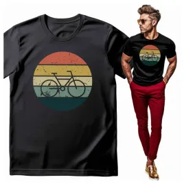 koszulka-meska-z-nadrukiem-retro-rower-vintage