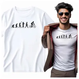 na-prezent-koszulka-meska-ewolucja-rowerzysty-evolution