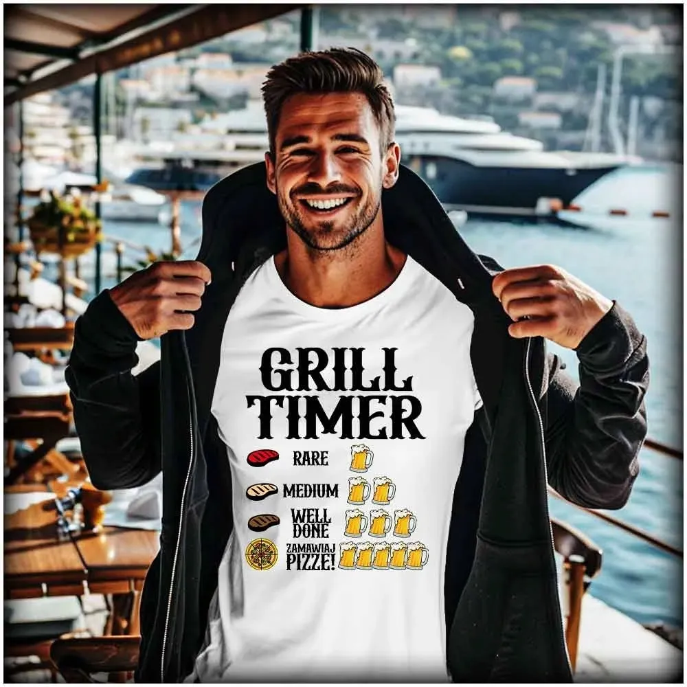 na-prezent-koszulka-meska-grill-timer