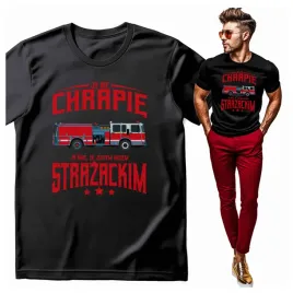 koszulka-meska-z-nadrukiem-ja-nie-chrapie-ja-jetsem-wozem-strazackim