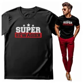 koszulka-meska-z-nadrukiem-super-szwagier