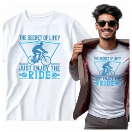 na-prezent-koszulka-meska-the-secret-of-life-ride
