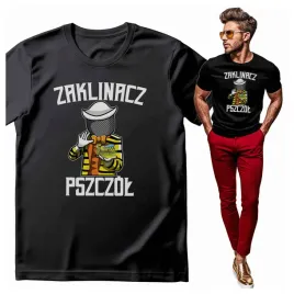 koszulka-meska-z-nadrukiem-zaklinacz-pszczol