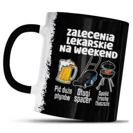 kubek-z-nadrukiem-zalecenia-lekarskie-na-weekend-piwo-grill-koszenie-trawy