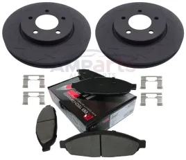 chrysler-pacifica-2004-2008-2x-tarcze-klocki-hamulcowe-przod-blaszki