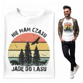 meskie-koszulki-nie-mam-czsu-jade-do-lasu-vintage-xxl