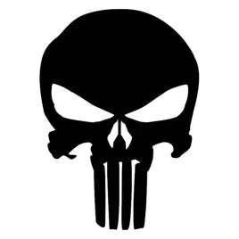 naklejka-punisher-na-samochod-motocykl