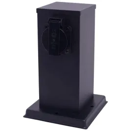 slupek-ogrodowy-electric-20cm-2-gniazda-230v-16a-ip44