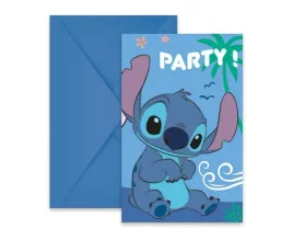 zaproszenia-z-kopertami-stitch-and-angel-disney-6szt