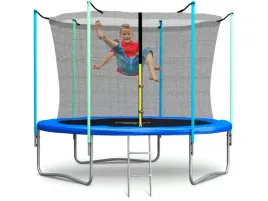 ogrodowa-trampolina-dla-dzieci-do-skakania-z-siatka-i-drabinka-305cm
