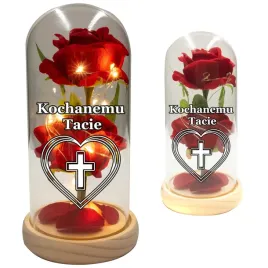 znicz-dla-taty-swiecaca-wieczna-roza-led-drewniana-podstawa-tata