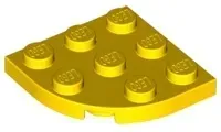 lego-30357-zolty-6167389-plytka-okragla-naroznik-3x3-1-szt-nowy