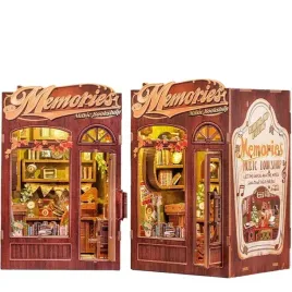 miniaturowy-domek-book-nook-retro-winyle-cutebee-memories-music-bookshop