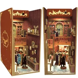 miniaturowy-domek-book-nook-szlachecki-dworek-model-3d-podporka-jelen-las