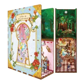 drewniany-domek-3d-book-nook-alicja-w-krainie-czarow-magia-ksiazka-pokoj